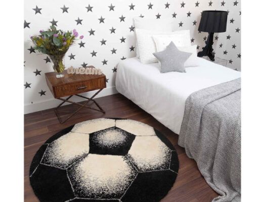 alfombra personalizada balon de futbol